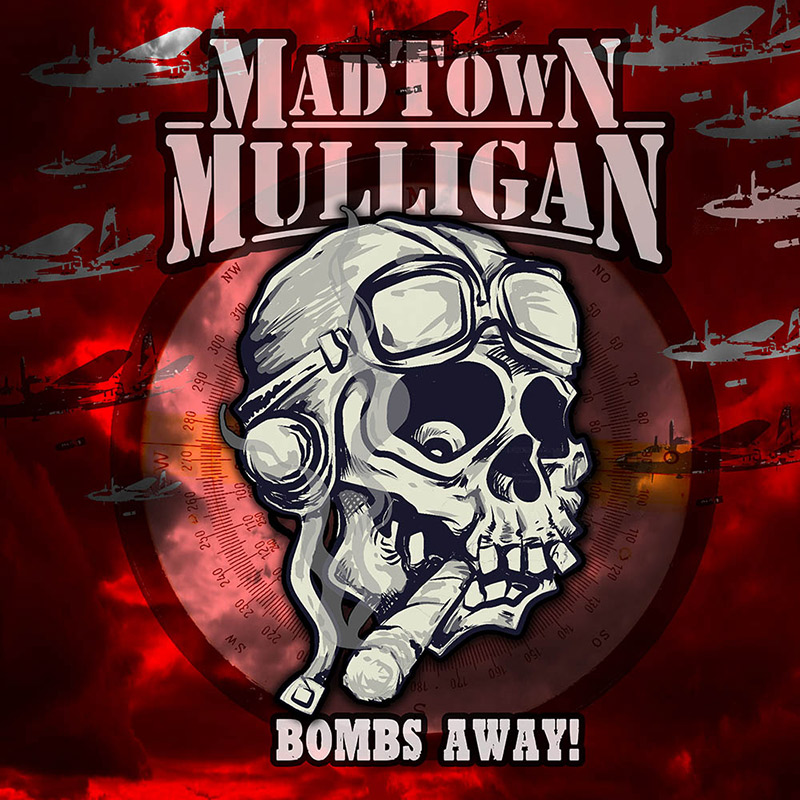 Madtown Mulligan - Bombs away! 7"EP (?ervený-zelené skvrny)
