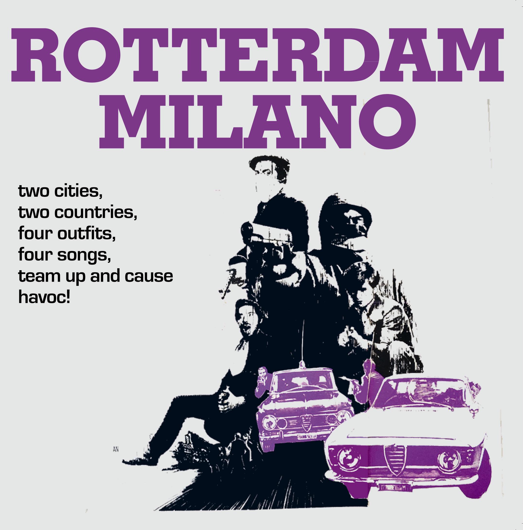 V/A - Milano/Rotterdam split EP(?erný/black) - Kliknutím na obrázek zavřete
