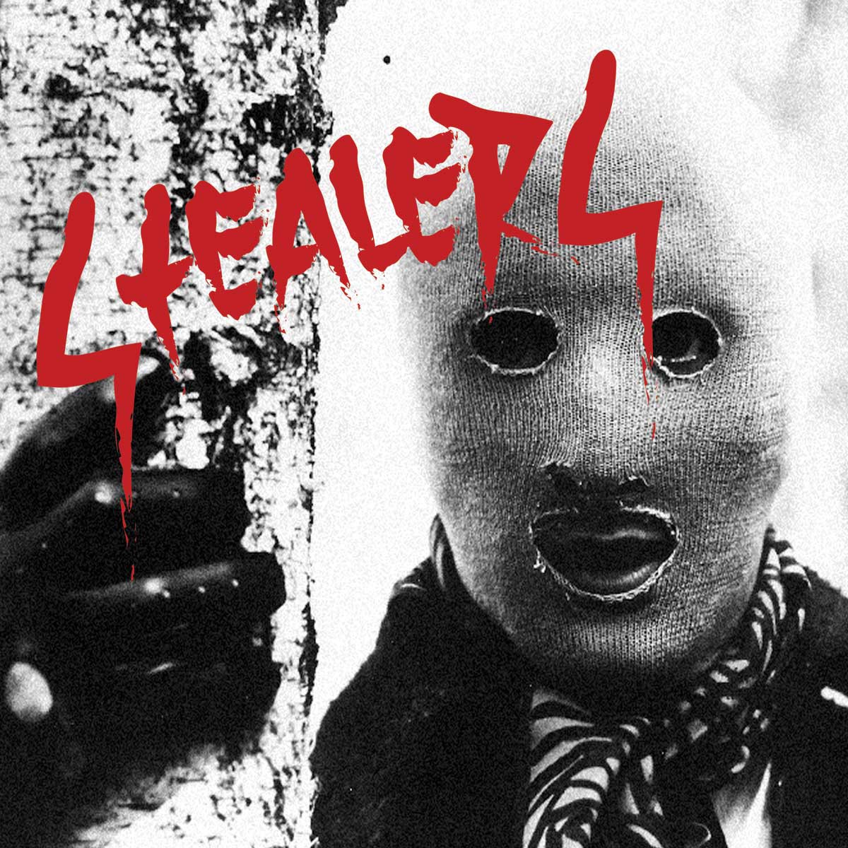 Stealers - Stealers LP (bloodred heavy black and white splatter)