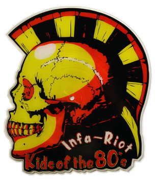 Infa-Riot - Kids Of The 80's 7", Shape, Picture Disc