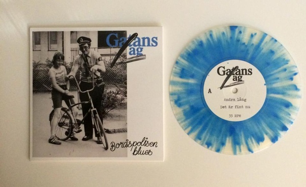 Gatans Lag - Boraspolisen Blues EP (Repress, Blue splatter)