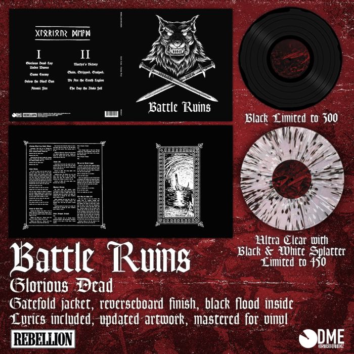 Battle Ruins - Glorious Dead LP Gatefold (Splatter)
