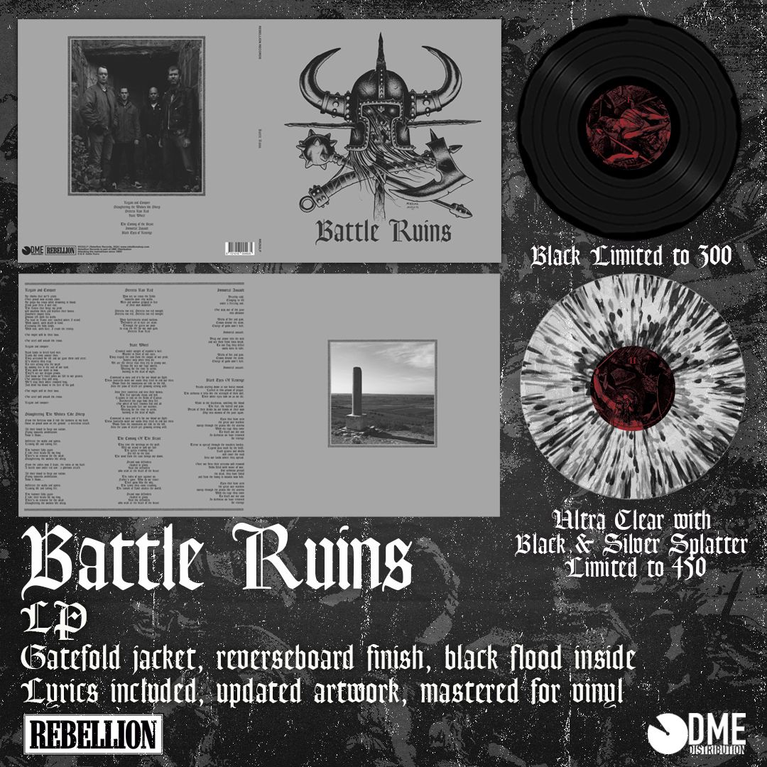 Battle Ruins - s/t LP Gatefold (Splatter)